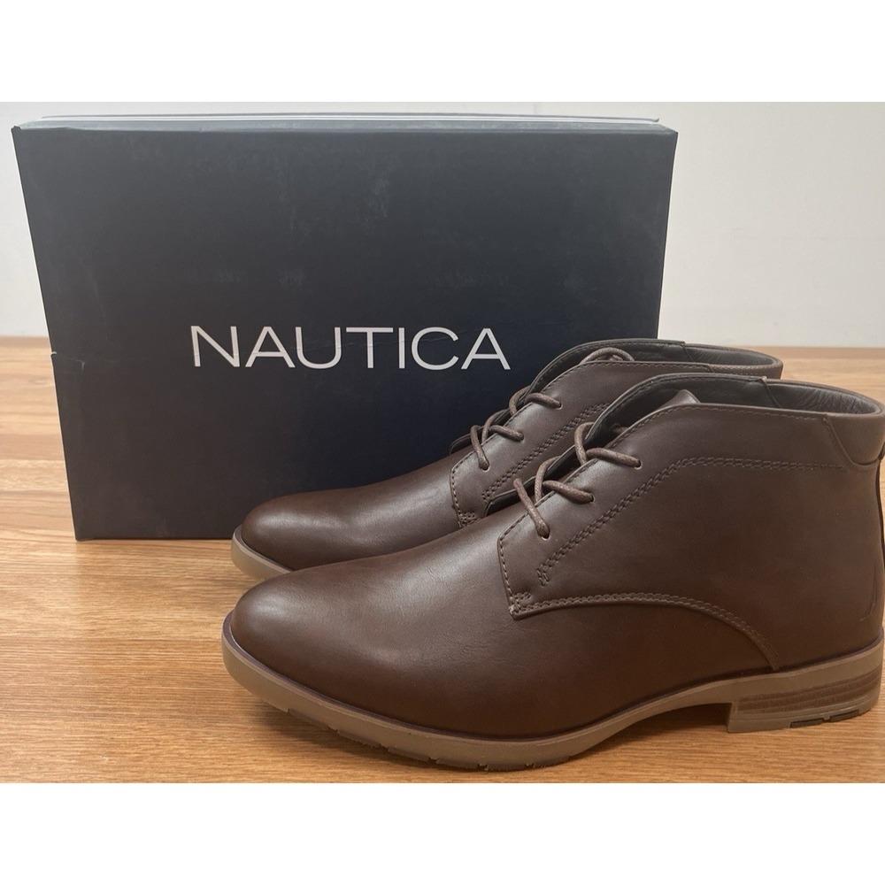 Nautica Largo Chukka Boots Men's Size 9 Brown NEW